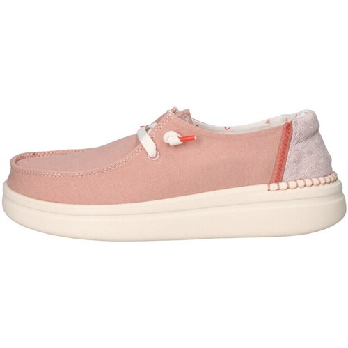 Chaussures Femme Mocassins HEY DUDE Wendy Rise mocassin Femme Chambre Rose Rose