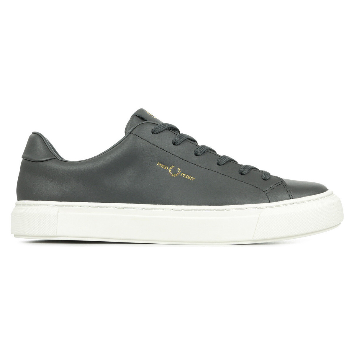 Chaussures Homme Baskets mode Fred Perry B71 Leather Noir