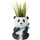 Maison & Déco Vases / caches pots d'intérieur Enesco Petit cache Pot Allen Designs - Petit panda Blanc