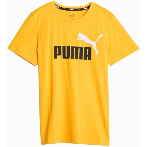 Vêtements Garçon T-shirts manches courtes Puma B ess+2 logo tee Jaune