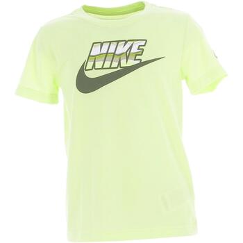Vêtements Garçon T-shirts pink manches courtes Nike Stripe scape futura ss tee Vert