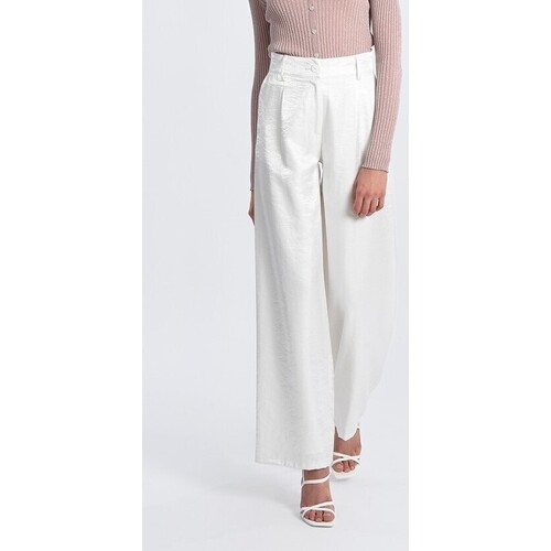 Vêtements Femme Pantalons Molly Bracken - Pantalon fluide - blanc Blanc