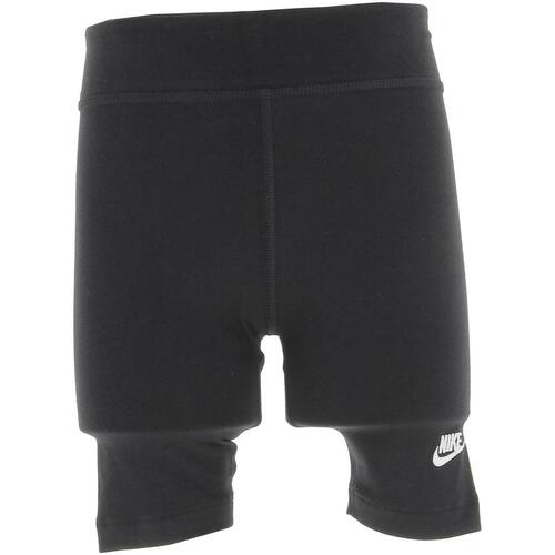 Vêtements Fille Hoch Leggings Nike G nsw 7 in bike short Noir