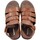 Chaussures Homme Sandales et Nu-pieds Ozabi Sandales CUIR scratch Marron