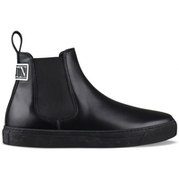 Chaussures Homme Bottes Sneakers Valentino Bottines en cuir noir Noir