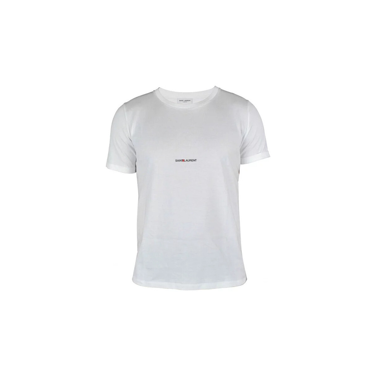 Vêtements Homme T-shirts & Polos Saint Laurent T-Shirt Rive gauche Blanc