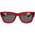 Montres & Bijoux Lunettes de soleil Ray-ban Occhiali da Sole  Mega Wayfarer RB0840S 6679B1 Rouge