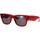 Montres & Bijoux Lunettes de soleil Ray-ban Occhiali da Sole  Mega Wayfarer RB0840S 6679B1 Rouge