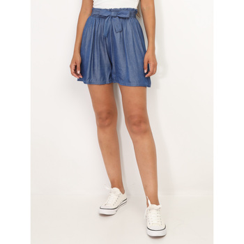Vêtements Femme Shorts / Bermudas La Modeuse 67384_P156450 Bleu