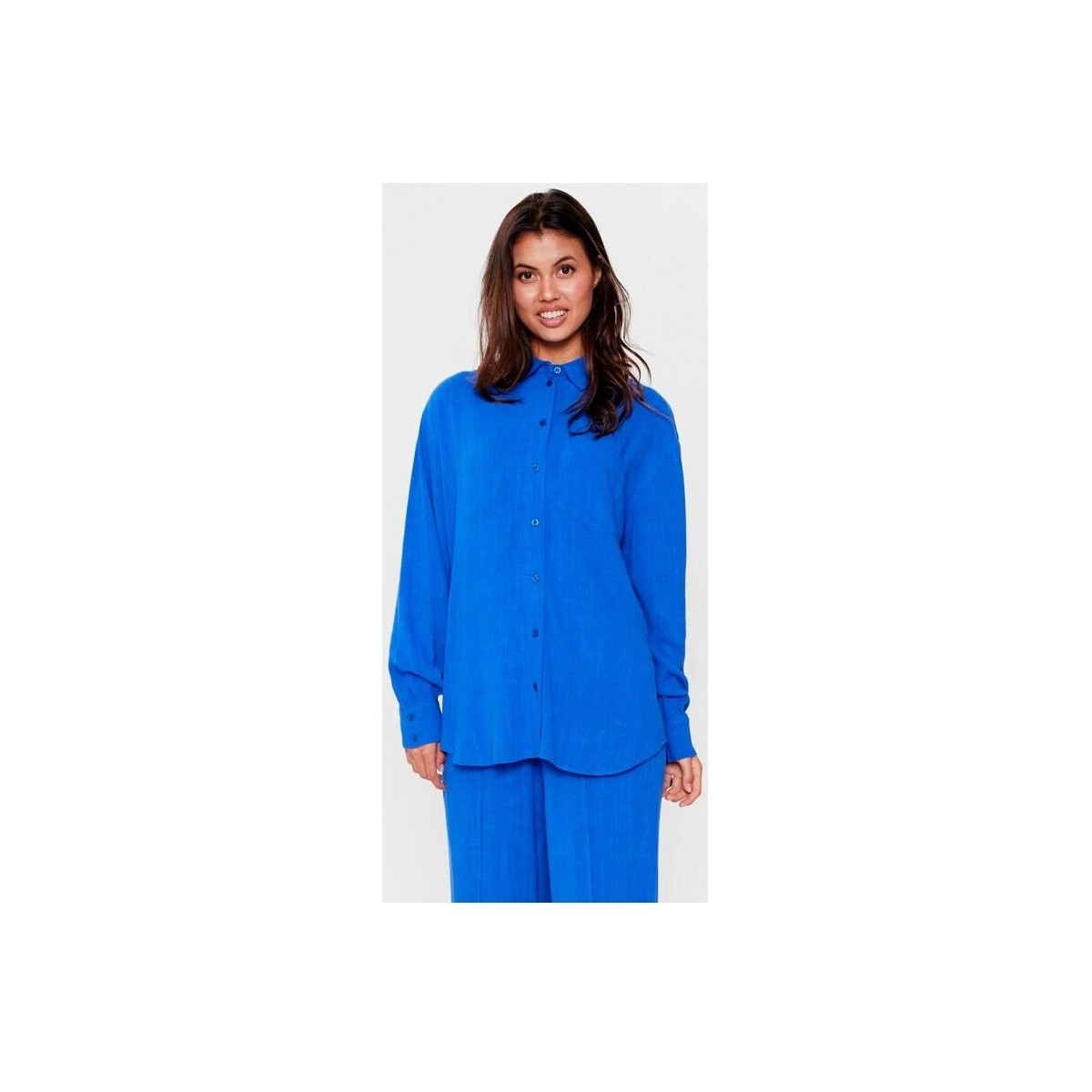 Vêtements Femme Chemises / Chemisiers Nümph Nümph Nupamela Shirt Blue Bleu
