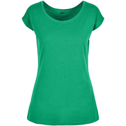 Vêtements Femme T-shirts manches longues Build Your Brand Basic Vert