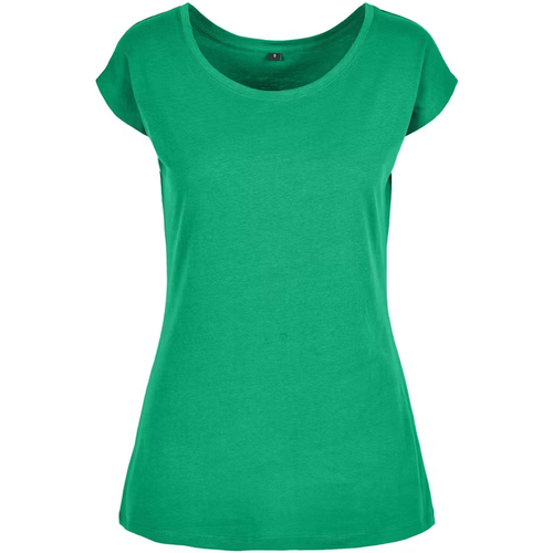 Vêtements Femme T-shirts manches longues Build Your Brand Basic Vert