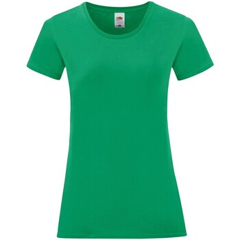 Vêtements Femme T-shirts manches longues New year new you SS432 Vert