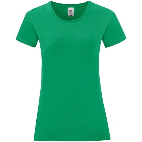 Vêtements Femme T-shirts manches longues Vent Du Capm SS432 Vert
