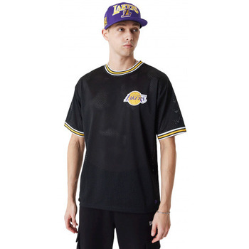 Vêtements Homme Débardeurs / T-shirts sans manche New-Era Tee shirt homme Lakers  60416370 - XS Noir