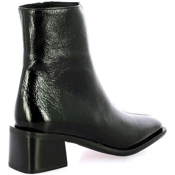 Fremilu Boots cuir vernis Noir