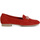 Chaussures Femme Mocassins Café Noir C1EG5001 Rouge