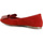 Chaussures Femme Mocassins Café Noir C1EH5004 Rouge