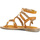 Chaussures Femme Sandales et Nu-pieds Café Noir C1XJ5004 Orange