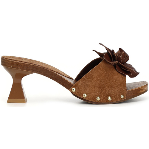 Chaussures Femme Sandales et Nu-pieds Café Noir C1FD6002 Marron