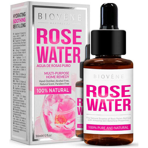 Beauté Démaquillants & Nettoyants Biovène Rose Water Pure And Natural Multi-purpose Home Remedy 