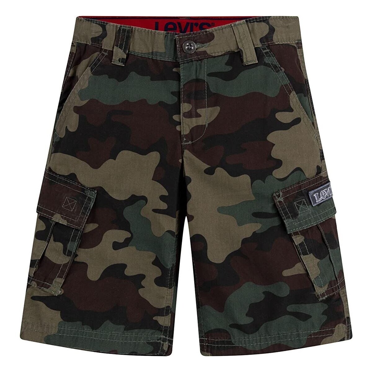 Vêtements Garçon Shorts / Bermudas Levi's 9EC769 CARGO SHORT-E7V CYPRESS CAMO Vert