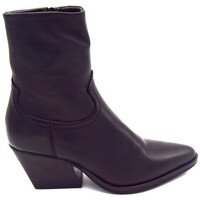 Orly heeled leather boots Blu