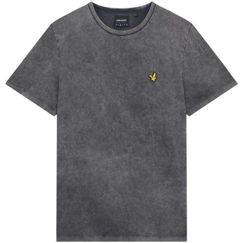 Vêtements Homme T-shirts & Polos Lyle & Scott TS1814V SANDWASH PIQUE-Z865 JET BLACK Noir