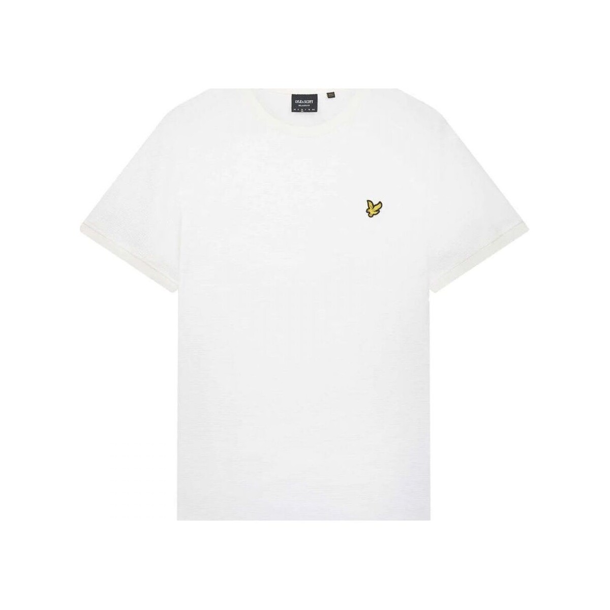 Vêtements Homme T-shirts & Polos Lyle & Scott TS1809V MILANO TRIM-626 WHITE Blanc