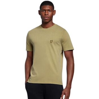 Vêagile Homme T-shirts & Polos Lyle & Scott TS1814V SANDWASH PIQUE-W874 SANDWASH Vert
