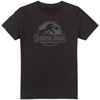 Vêtements Homme T-shirts manches longues Jurassic Park  Noir