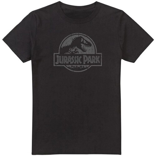 Vêtements Homme T-shirts manches longues Jurassic Park TV2143 Noir