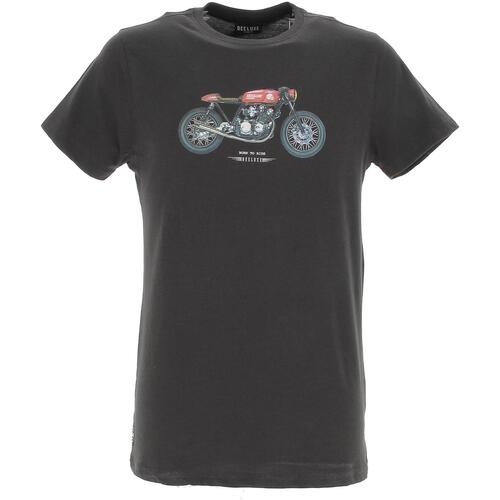 Vêtements Homme T-shirts manches courtes Deeluxe Garage Noir