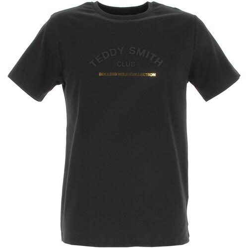 Vêtements Homme T-shirts manches courtes Teddy Smith T-wild mc Noir