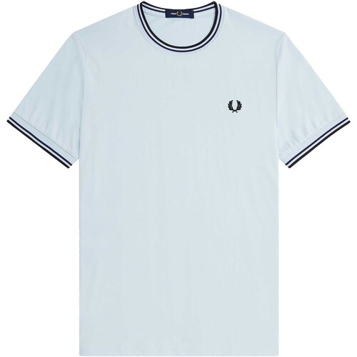 Vêtements Homme T-shirts & Polos Fred Perry Fp Twin Tipped T-Shirt Marine