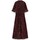 Vêtements Femme Robes Maison Scotch Mini Dress Bordeaux Multicolore