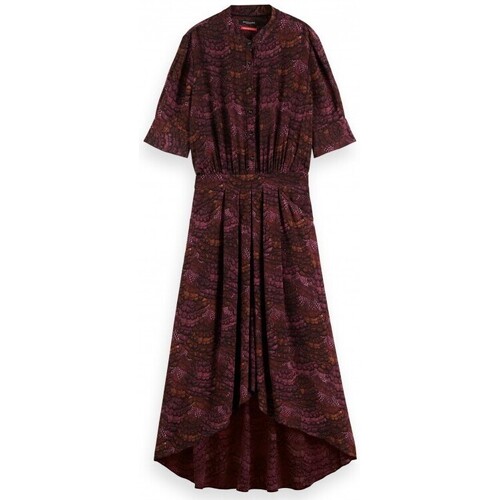 Vêtements Femme Robes Maison Scotch Mini item Dress Bordeaux Multicolore