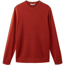Vêtements Homme Pulls Tom Tailor Pull coton col rond Rouge