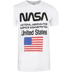 Vêtements Homme T-shirts manches longues Nasa Administration Blanc