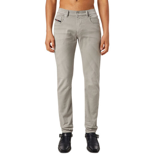 Vêtements Homme Jeans shirt slim Diesel DIESEL SLIM D-STRUKT JOGGJEANS® 0670M COULEUR: GRIS CLAIR Gris