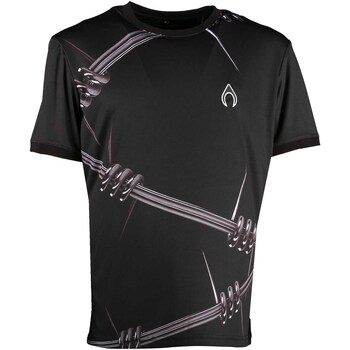 Vêtements Homme T-shirts & Polos Nytrostar T-Shirt With Barbed Wire Print Noir