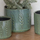 Maison & Déco Vases / caches pots d'intérieur Jolipa Cache pot en céramique feuillage vert Vert