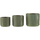 Maison & Déco Vases / caches pots d'intérieur Jolipa Cache pot en céramique feuillage vert Vert
