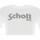 Vêtements Homme T-shirts manches courtes Schott T shirt serigraphie logo jersey Blanc