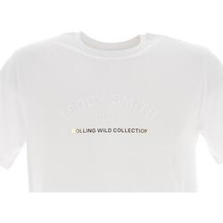 Vêtements Homme T-shirts manches courtes Teddy Smith T-wild mc Blanc