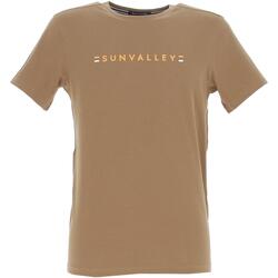 Vêtements Kort T-shirts manches courtes Sun Valley Tee shirt mc Kaki