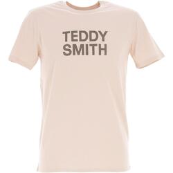 Vêtements Homme T-shirts manches courtes Teddy Smith Ticlass basic m Rose