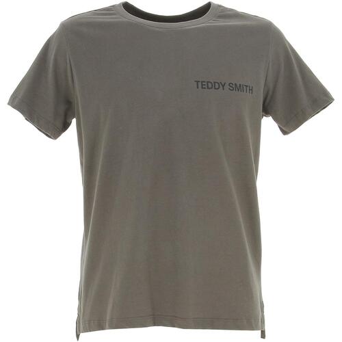 Vêtements Garçon T-shirts manches courtes Teddy Smith T-required mc j Kaki