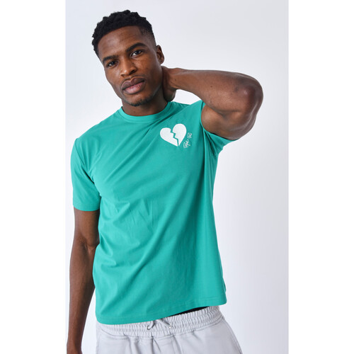 Vêtements Homme T-shirts & Polos Bouts de canapé / guéridons Tee Shirt T231022 Vert