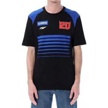 Vêtements Homme T-shirts manches courtes Yamaha - T-shirt Fabio Quartararo - noir et bleu Noir